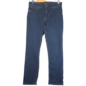 Origin Delta 68 Mens Straight Leg Jeans Dark Wash Made in USA 32x32 (Fits 34x31)